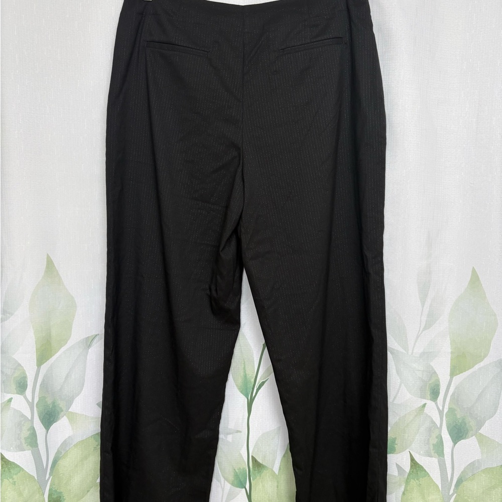 Brand-new Women's Black wide leg Pants pleated leg design - Picture 6 of 8